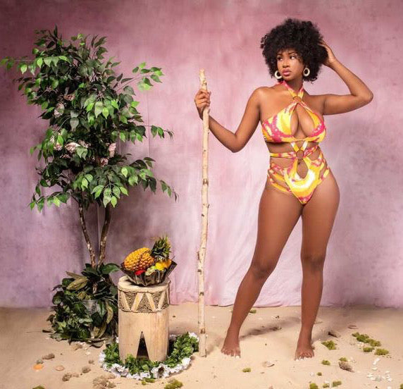 Onyx Two Piece Pink Yellow Paradise